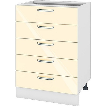 ИРИМ Долен кухненски шкаф Сити БФ-Бежово гланц-05-29 60 см