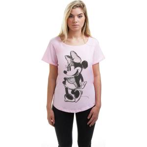Disney Тениска Disney Women's Regular Fit T-Shirt - Pink