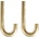 OYOY Pieni стенни куки 8 см, месинг, 2 бр (L301102)