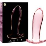  Плъг от боросиликатно стъкло, 12, 5см. - Nebula Glass Pink 5 (D-235932)