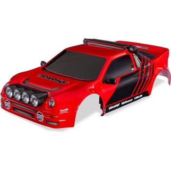 Traxxas каросерия Ford RS200 червена