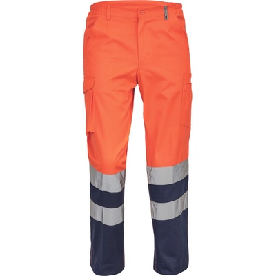 Cerva reflexné nohavice Burgos HV oranžová/navy
