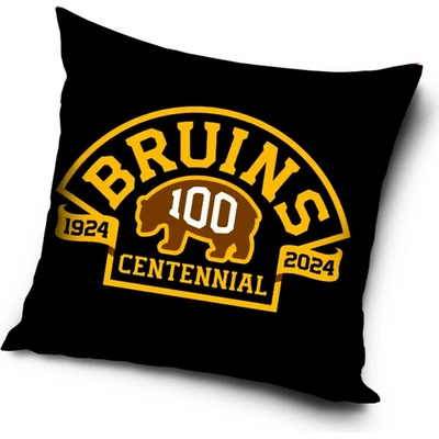 TipTrade Velurový Polštář NHL Color Boston Bruins 40x40