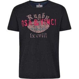 Italian rugby style Тениска irs 25025a-16 (25025a-16-black)
