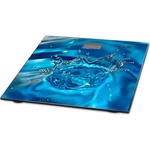 Muhler Електронна везна Muhler MSC-3077 Water Drop, Закалено стъкло, Капацитет до 180 кг, LCD дисплей, Батерия CR2032 , Многоцветен (KT-1003175)