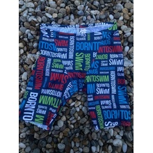 BornToSwim Logo Jammer Navy