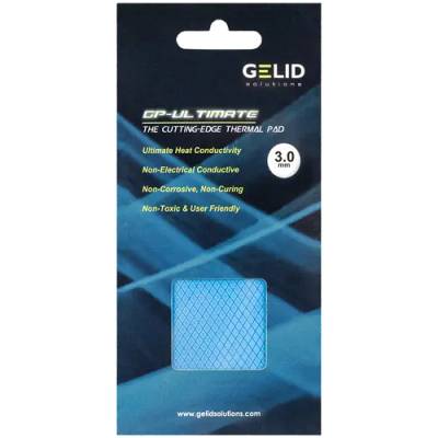 GELID GP-ULTIMATE 90 x 50 THERMAL PAD, Single Pack (1pc included): 3 mm, Density (g/cm3): 3.2, Size (mm): 90 x 50, Thermal Conductivity (W/mK): 1 (TP-GP04-E)