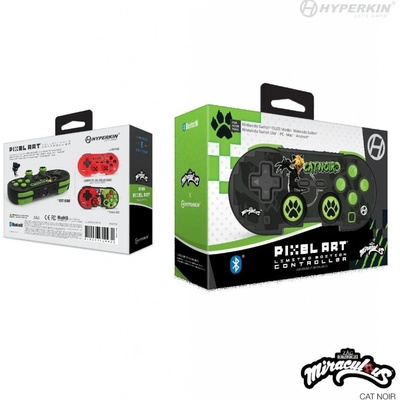 Hyperkin Pixel Art Miraculous Bluetooth Controller M01328-MTCN