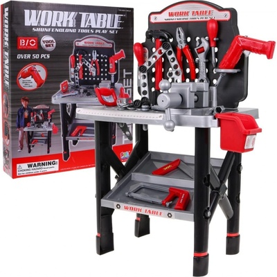 Ramiz stolík s náradím Work sivý