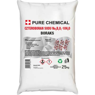 Tetraboritan sodný desetivodý Pure Chemical prášek 99,99% 25 kg