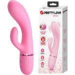  Вибратор за G-точка и клитор, супер мек, 18см. - Pretty Love Marski (DEBRA01889)