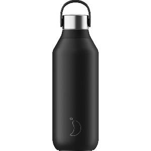 Chilly's Bottles Series 2 Термос бутилка, 500 мл, черна (B500S2ABLK_9)