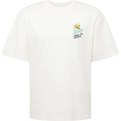 JACK & JONES Тениска 'lemons' бяло, размер xxl