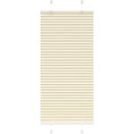 vidaXL Плисирана щора Cream 65x100 cm Ширина на плата 64, 4 cm (4015272)