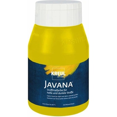 Javana Farba na svetlý a tmavý textil 500 ml / 62 žltá