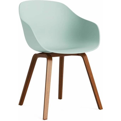 Hay AAC 222 Lacquered Walnut Veneer / dusty mint