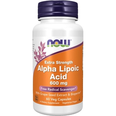NOW Alpha Lipoic Acid 600 mg / Extra Strength [60 капсули]