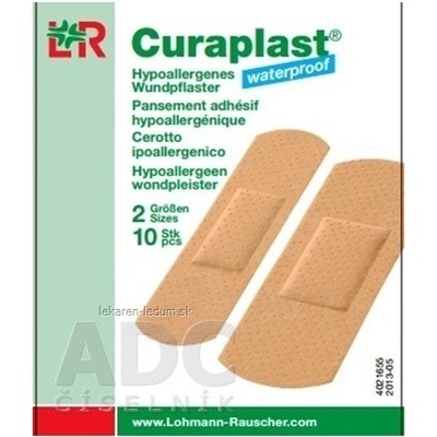 Curaplast Strips voděod. 2.5/1.9 x 7.2 10 ks