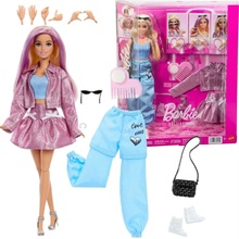 Barbie Prémiová módna súprava Bábika, oblečenie a doplnky JNC61