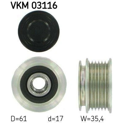 Předstihová spojka SKF VKM 03116 VKM 03116