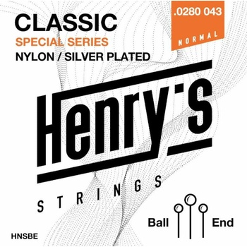 Henry's Nylon Silver Ball End 0280-043 S Найлонови струни за класическа китара (HNSBE)