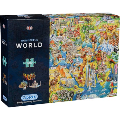 Gibsons Пъзел Gibsons от 1000 части - Прекрасен свят, Мария Рабинки (G7098)