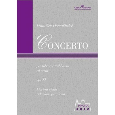 Koncert pro tubu a smyčce op. 53 / klavírní výtah