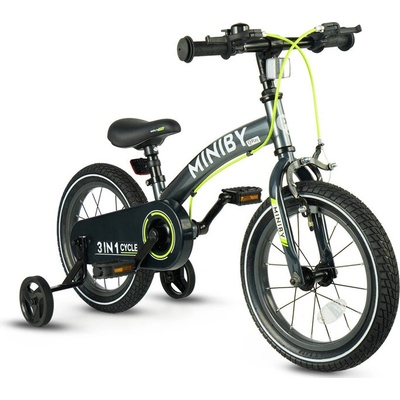 QPLAY Bicykel Miniby 3v1 Grey