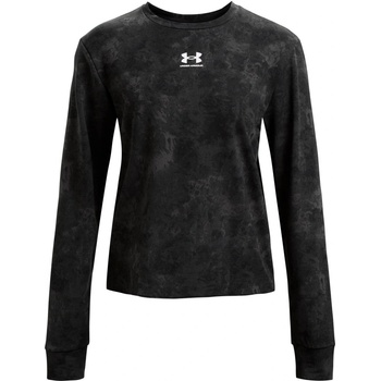 Under Armour Rival Terry Print Crew-BLK 1373036-001