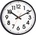 NeXtime Стенен часовник Peter 26 см черно-бял (7367ZW)
