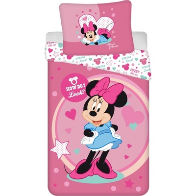 Jerry Fabrics Детско спално бельо от микрофибър 140x200 cm Minnie Sweet Like Me - Jerry Fabrics (650.02.1049.02.JF)