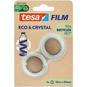 tesa Самозалепваща се лента, 19 mm x 10 m, TESA "Eco&Crystal", прозрачна 59035-00000-00 (59035-00000-00)