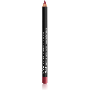 NYX Professional Makeup Suede Matte Lip Liner матиран молив за устни цвят Cherry Skies 1 гр