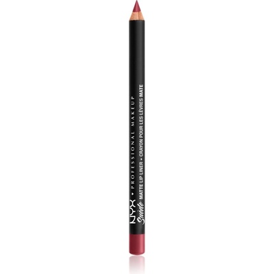 NYX Professional Makeup Suede Matte Lip Liner матиран молив за устни цвят Cherry Skies 1 гр