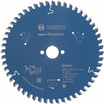 Bosch Pilový kotouč Expert for Aluminium, 165x2,6/1,6 mm 2.608.644.095
