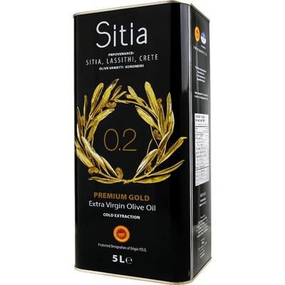 Sitia PREMIUM GOLD olivový olej Extra panenský 5 l – Zboží Dáma
