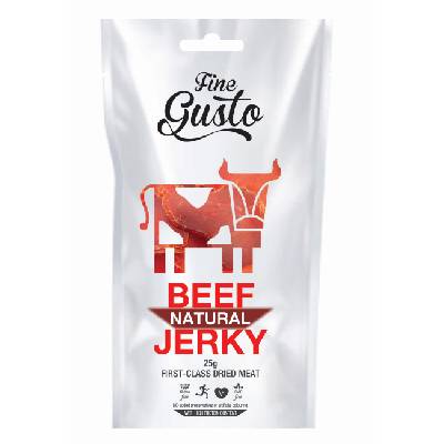 Fine Gusto Jerky Hmotnost: 12g, Příchuť: Hovězí teriyaki