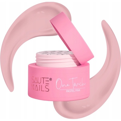 Saute Nails stavební gel One Touch pastel pink 50g