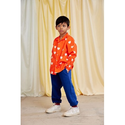 Mini Rodini Детски памучен спортен панталон Mini Rodini (26130115)