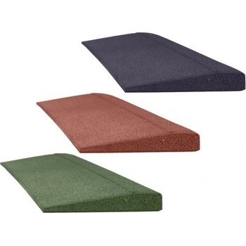 Gutta gumový obrubník nájezdový 100 x 25 x 1/4 cm červená