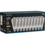 Mexen Vintis 10x LED крушка филамент спирала E27, ST64, 6W, Топла - 2200K, 350 lm, опушен (L162-E27-0622-70x10)