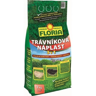 Agro Floria Trávníková náplast 3 v 1 1 kg – Zboží Mobilmania