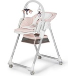 KinderKraft Детско столче и шезлонг за хранене KinderKraft LASTREE, розово, 2в1