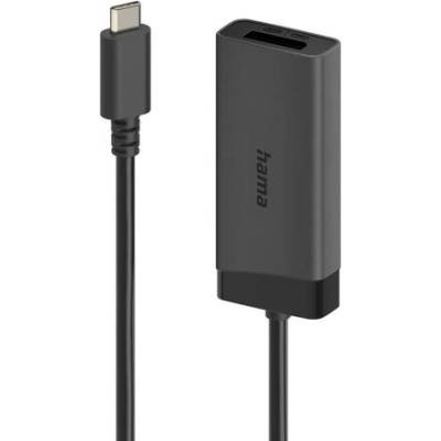 Hama USB-C видео адаптер към DisplayPort / HDMI, Ultra HD 4K@60Hz (HAMA-202034)