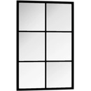 Image 1 of vidaXL Огледало за стена, черно, 60x40 см, метал (342205)
