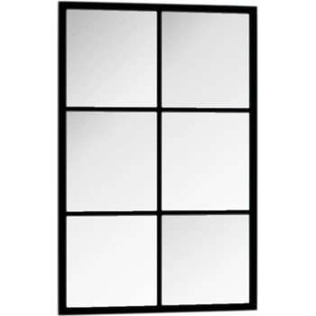 Image 1 of vidaXL Огледало за стена, черно, 60x40 см, метал (342205)