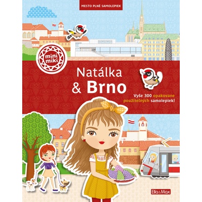 Natálka & Brno slovenský jazyk - Ema Potužníková, Lucie Jenčíková Ilustrátor