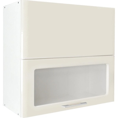 Matis Кухненски шкаф горен с две повдигащи врати in mdf vh80 бежов гланц