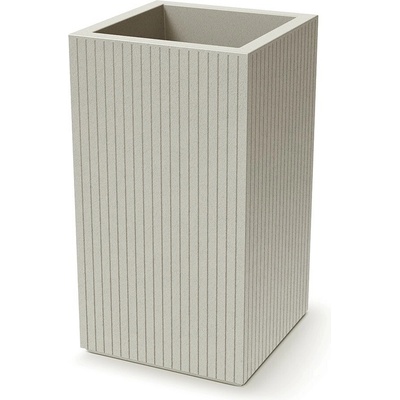 Prosperplast Kvetináč Coros Square High 40 cm pieskový