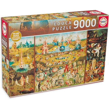 Educa Пъзел Educa от 9000 части - Градината на земните удоволствия, Йеронимус Бош (EDU14831)